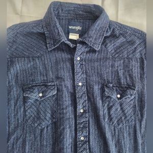Wrangler Pearl Snap Mens 3XLT